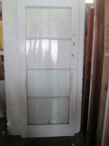 4 Lite Reed Glass Back Door 2040H x 860W x 45D