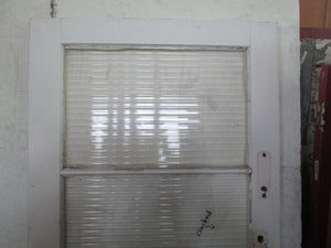 4 Lite Reed Glass Back Door 2040H x 860W x 45D