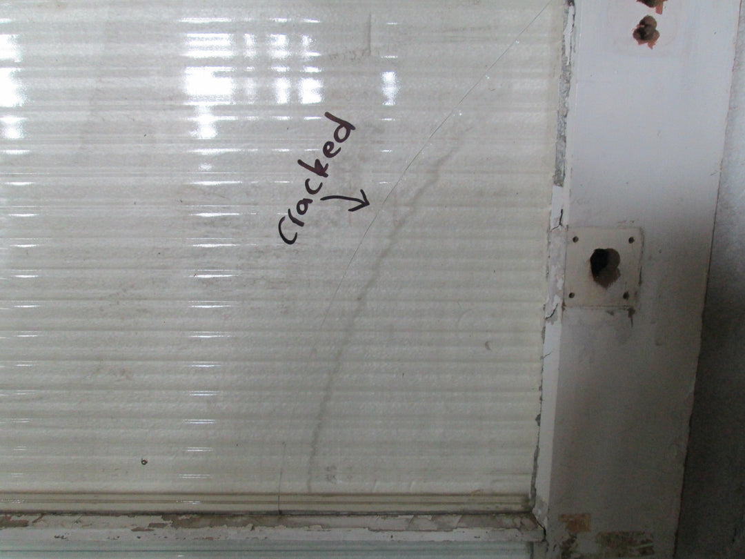 4 Lite Reed Glass Back Door 2040H x 860W x 45D
