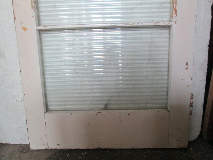 4 Lite Reed Glass Back Door 2040H x 860W x 45D