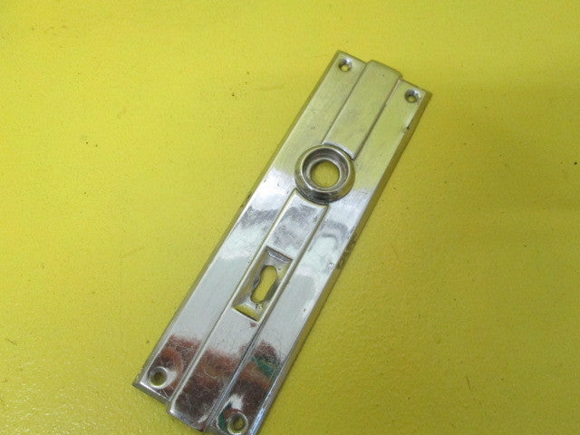 Art Deco Chrome Door Plates