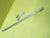 Chrome Rib End Casement Stay  360L x 12W