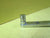Chrome Rib End Casement Stay  360L x 12W