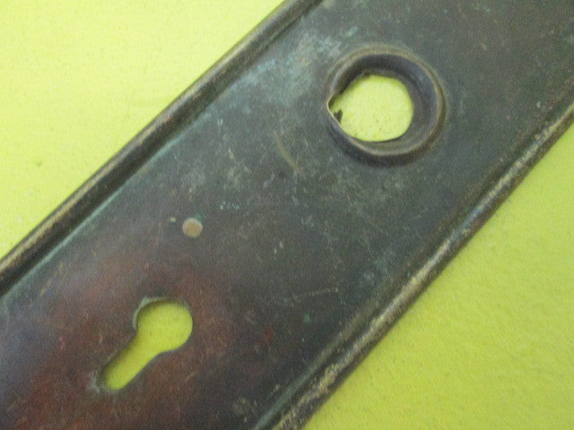 Copper Raised Edge Door Plates