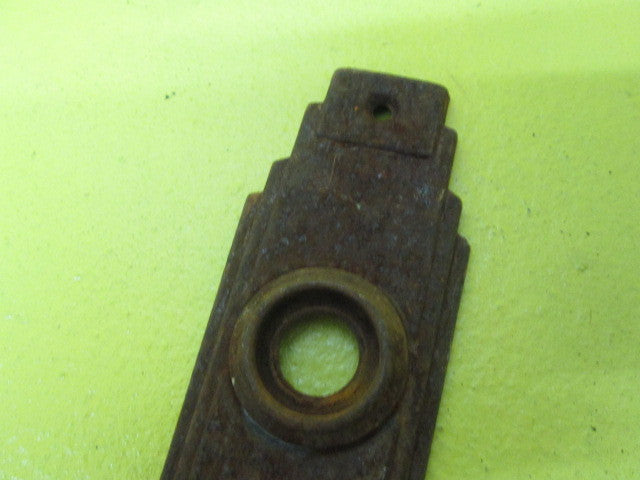 Rustic Art Deco Door Plate Set