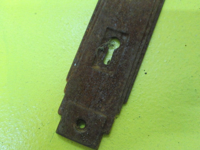 Rustic Art Deco Door Plate Set