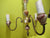 Vintage Pendant ceiling Brass & Marble Light   570H x 350Dia   Rose 95Dia