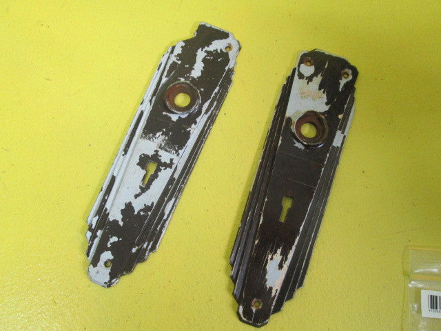 Art Deco Rustic Bakelite Door Plate