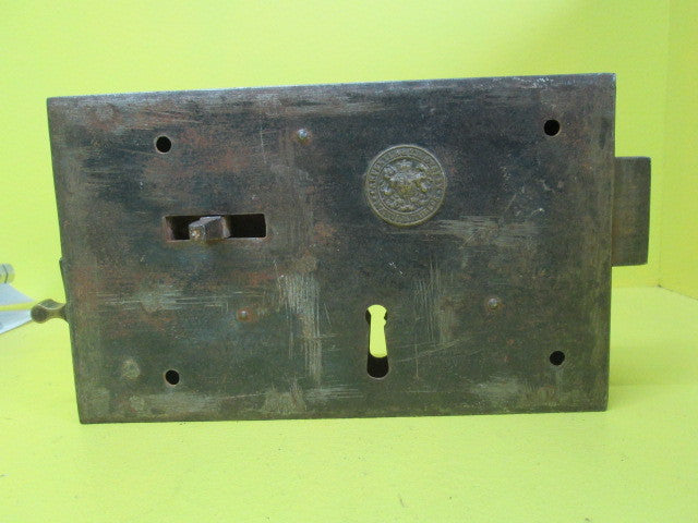 Victorian Carpenter & Tidesley Steel Case Rim Lock (230L)