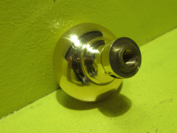 Solid Polished Brass door Knob   55 Dia x 50D