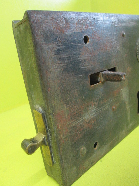Victorian Carpenter & Tidesley Steel Case Rim Lock (230L)