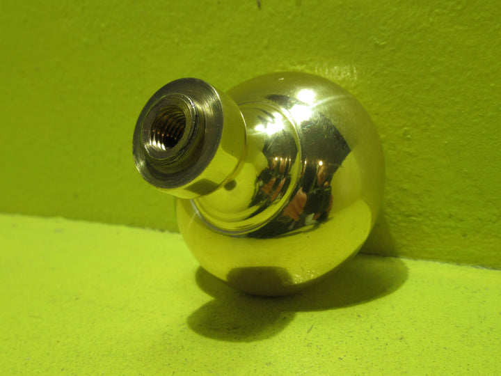 Solid Polished Brass door Knob   55 Dia x 50D