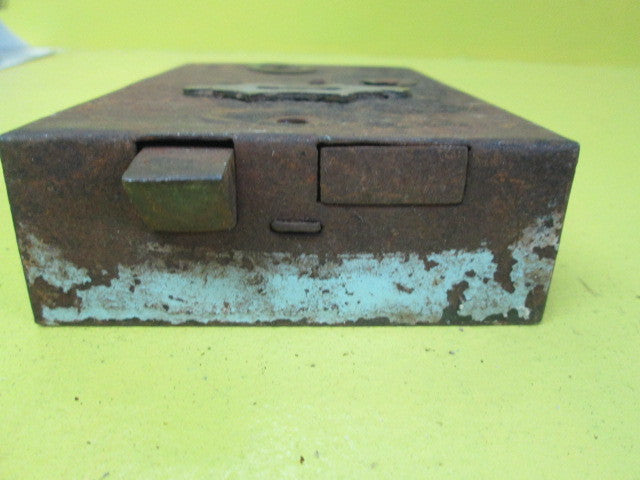 Victorian Rim Lock with Ornate Key hole surround