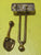 Vintage Brass Safety Catch   125L x 65W