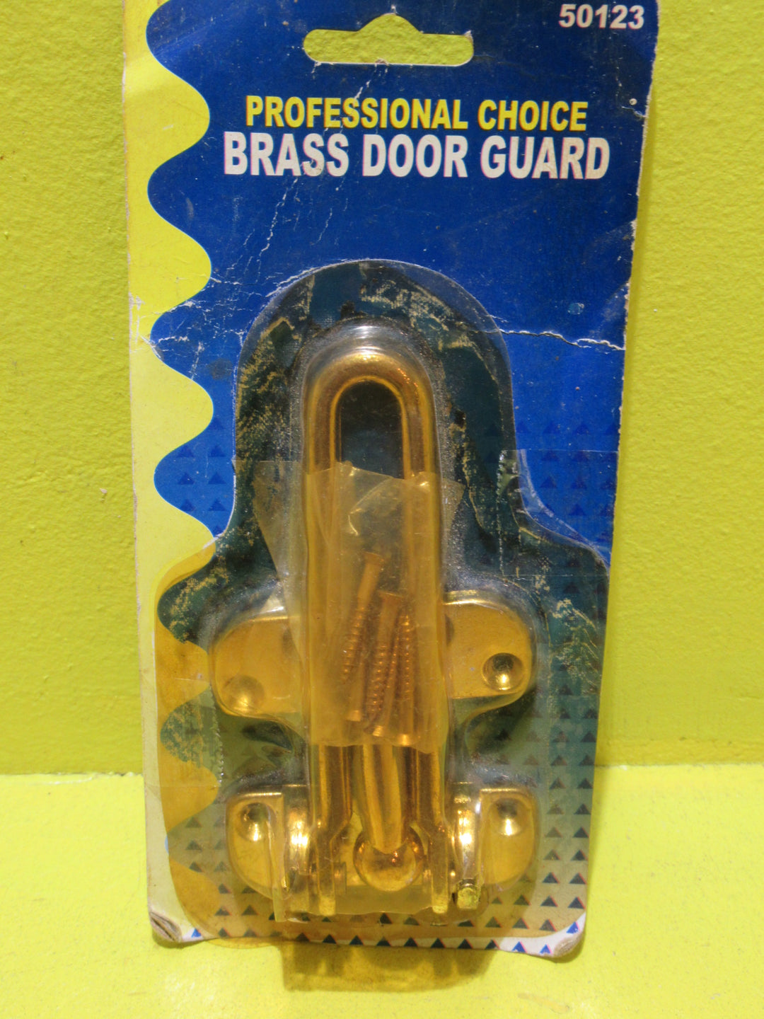 Polished Brass Safety Catch/Door Guard   115L x 60W