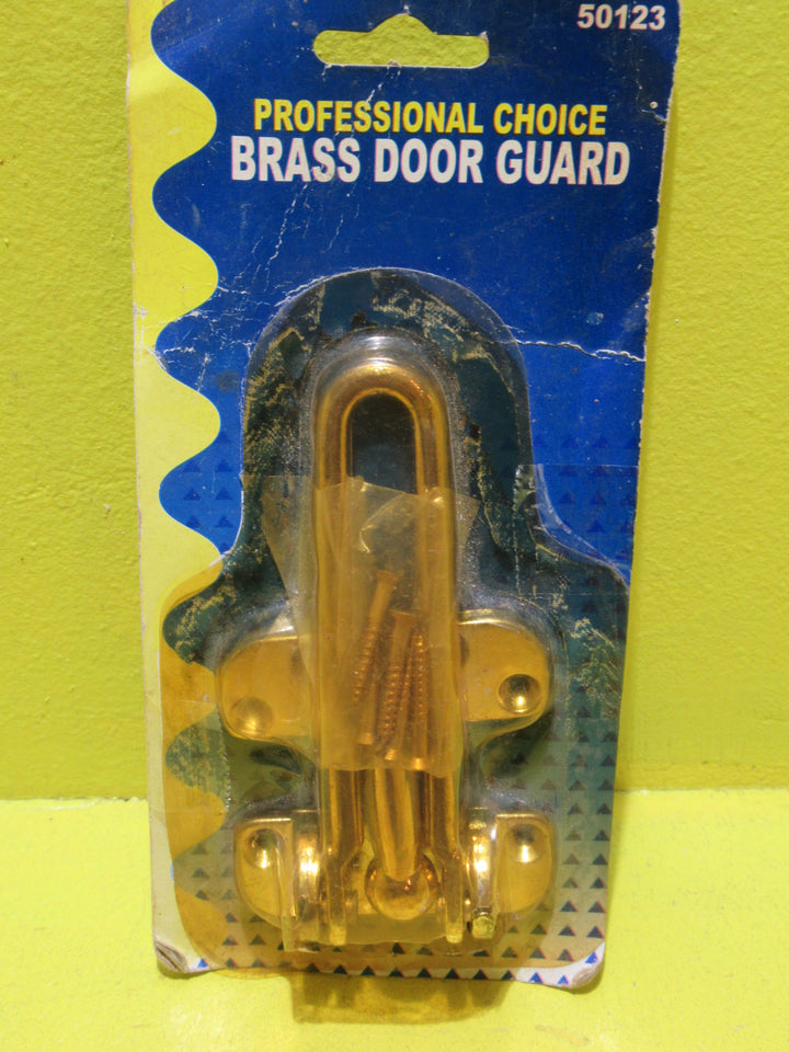 Polished Brass Safety Catch/Door Guard   115L x 60W