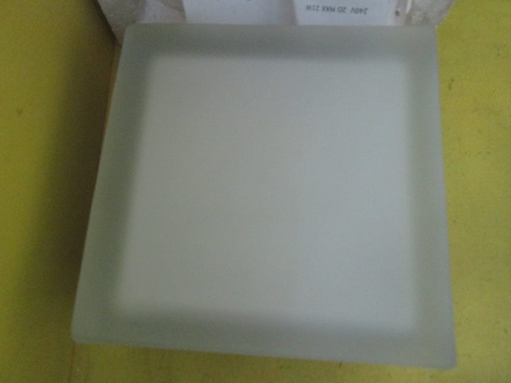 Square Light Fixture Chrome(New) 20W 90SQ x 95H