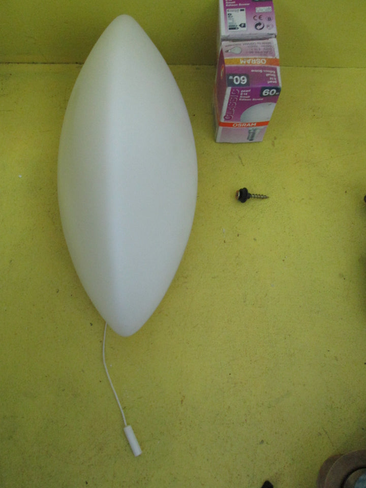 Oval Wall Light with Pull Cord (New)270L x 120W x 170H