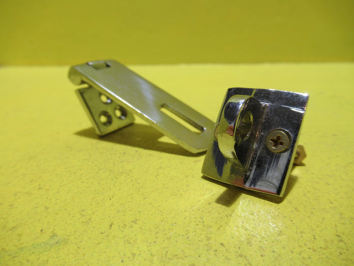 Vintage Brass Safety Hasp & Staple   80L x 25W