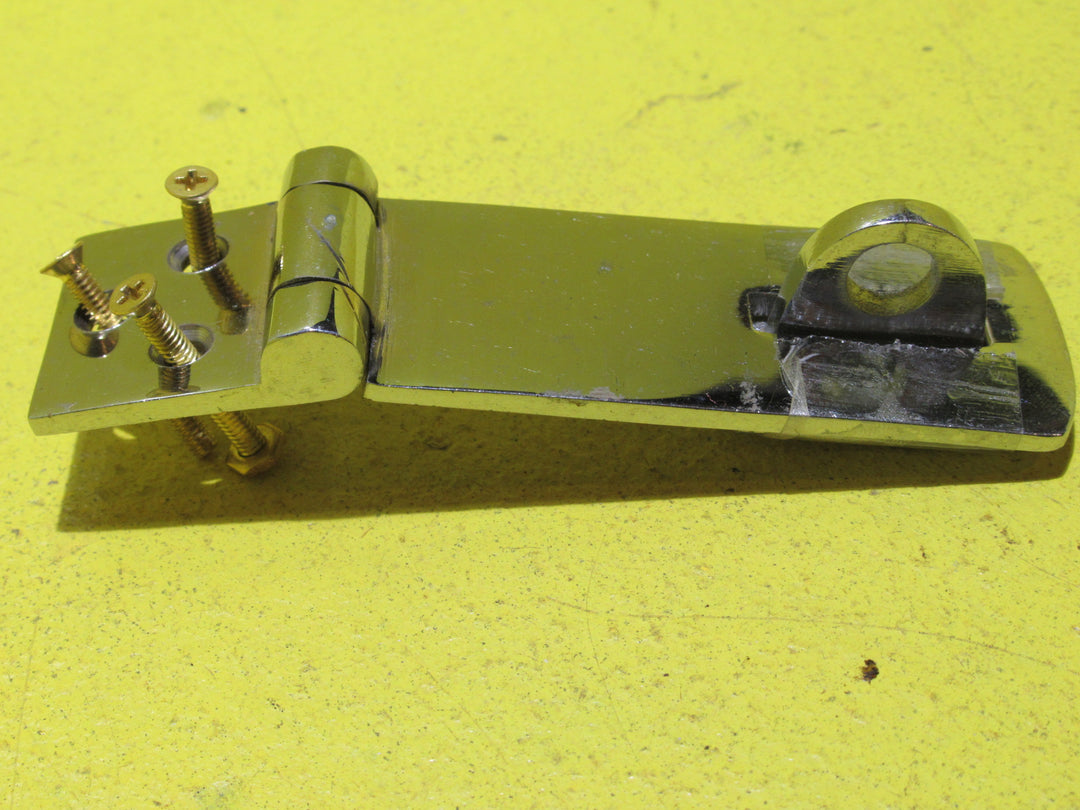 Vintage Brass Safety Hasp & Staple   80L x 25W