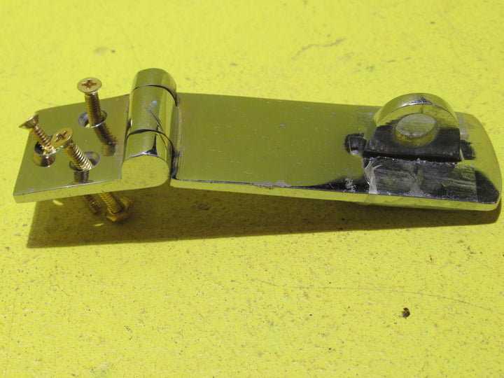 Vintage Brass Safety Hasp & Staple   80L x 25W