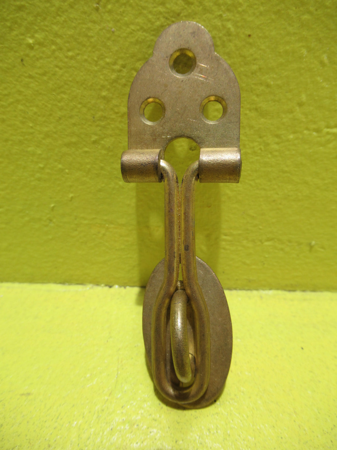 Vintage Brass Safety Hasp & Staple   80L x 25W