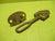 Vintage Brass Safety Hasp & Staple   80L x 25W