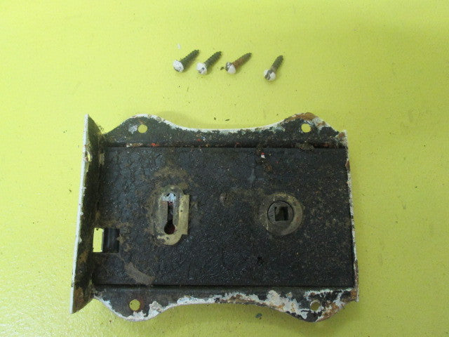 Paint Covered Victorian Box Door Mortice Lock