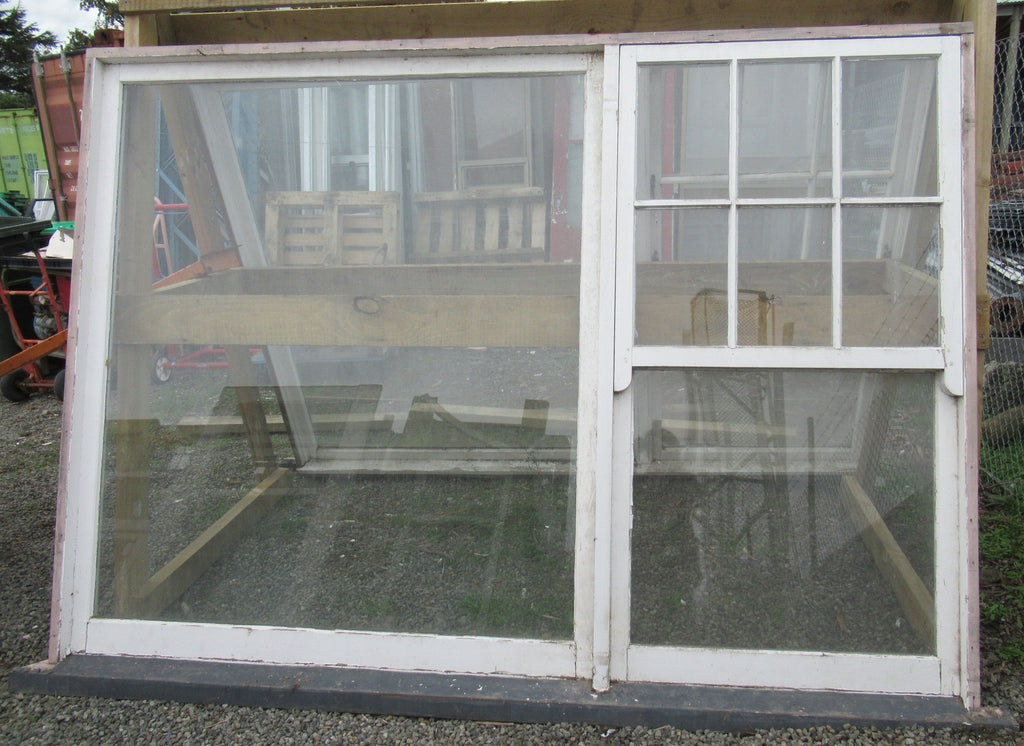 Picture Window with Double Hung 6 Lite Colonial Sash Window  1840H x 2540W x 140D