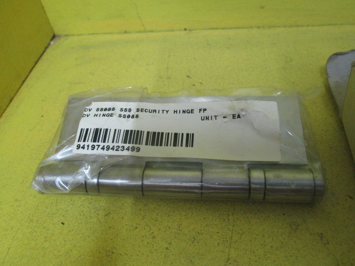 Stainless Steel Security Hinge Double Face Plate 100L x 45W