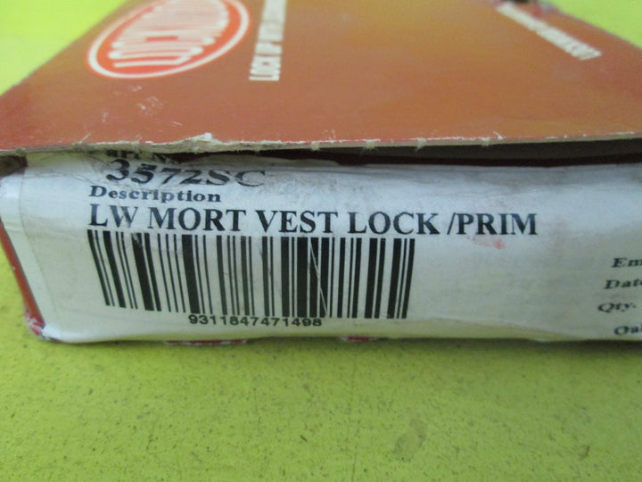 Lockwood Mortice Vest Lock 3572SC 280L x 25W/Body 85D 110W
