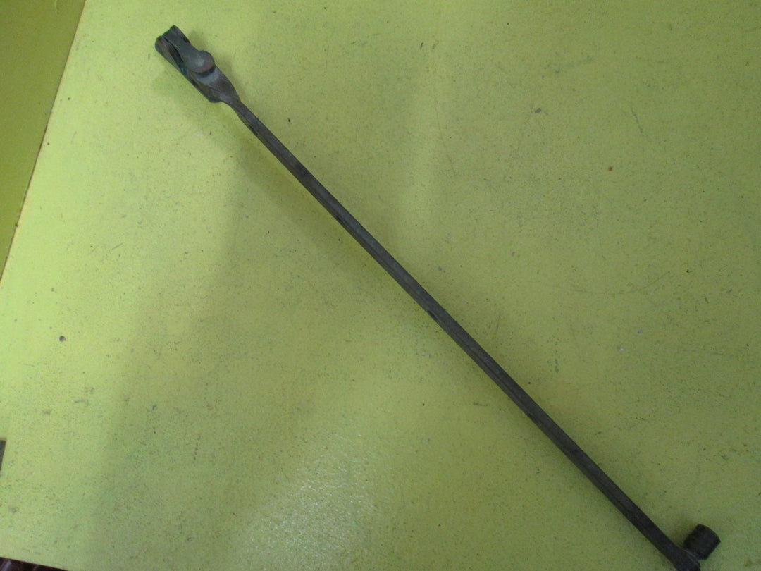 Antique Brass Ribbed End Fanlite Stay 380L x 13W