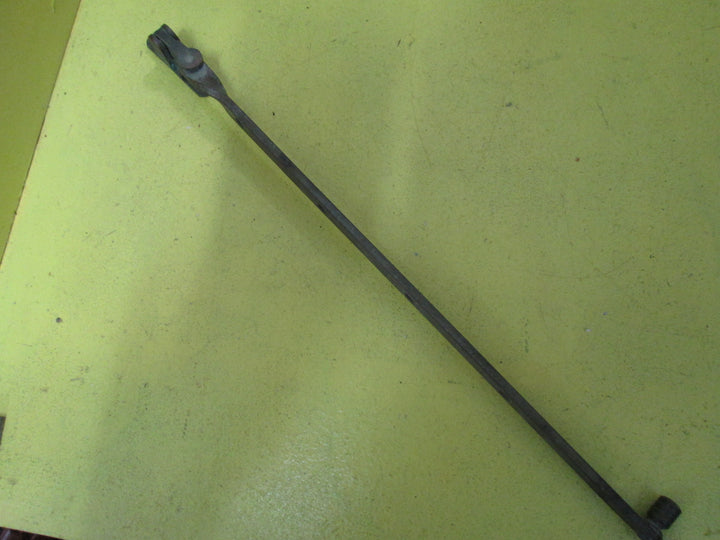 Antique Brass Ribbed End Fanlite Stay 380L x 13W