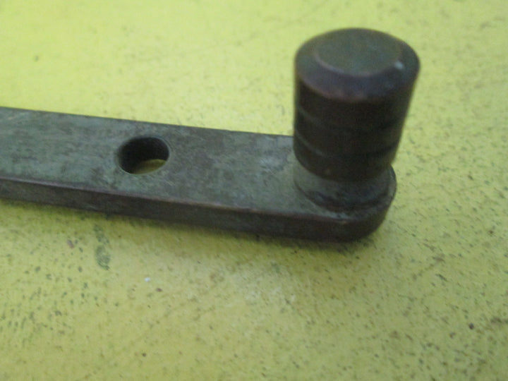 Antique Brass Ribbed End Fanlite Stay 380L x 13W