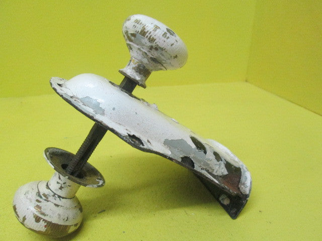Victorian Rim Lock with Hollow Brass Handle (1)