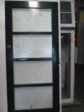4 Lite Bungalow Door in Cathedral Glass 1970H x 860W