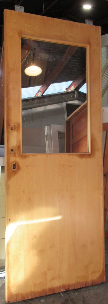 Hollow Core Sliding Commercial Door with Mirror Tint Window   1985H x 760W
