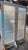 3 Lite Internal French Doors (Rimu) with Rainfall Glass   2030H x 750W x 40D