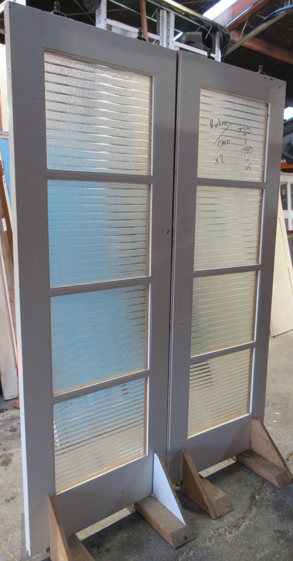 Retro 4 Lite Internal Sliding Doors   1980H x 720W x 45D