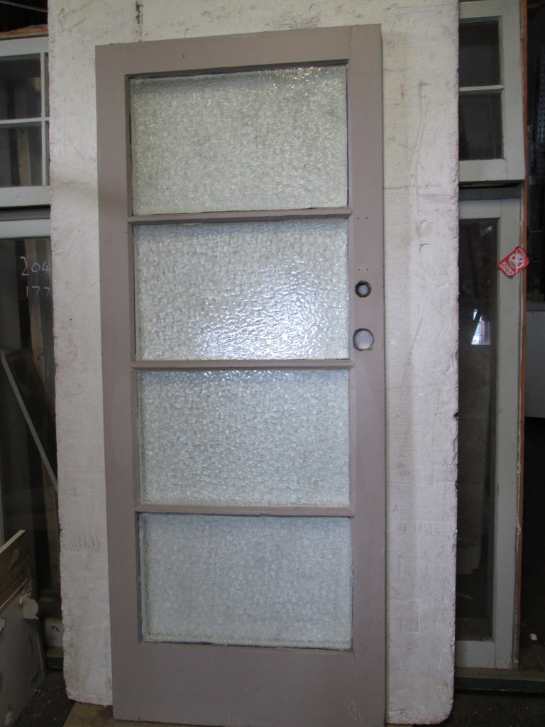 4 Lite Door with Cathedral Glass 1980H x 810W x 45D