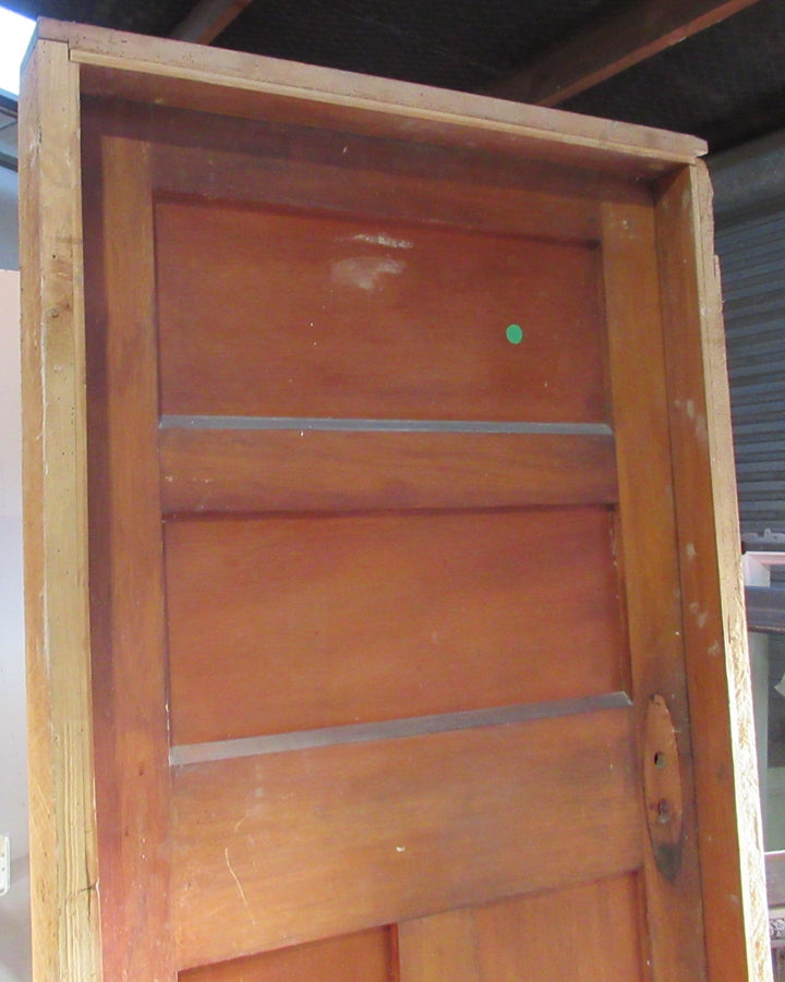 Art Deco 4 Panel Timber Door with Frame (CT)   Door - 2030H x 810W  Frame 2080H x 870W x 110D
