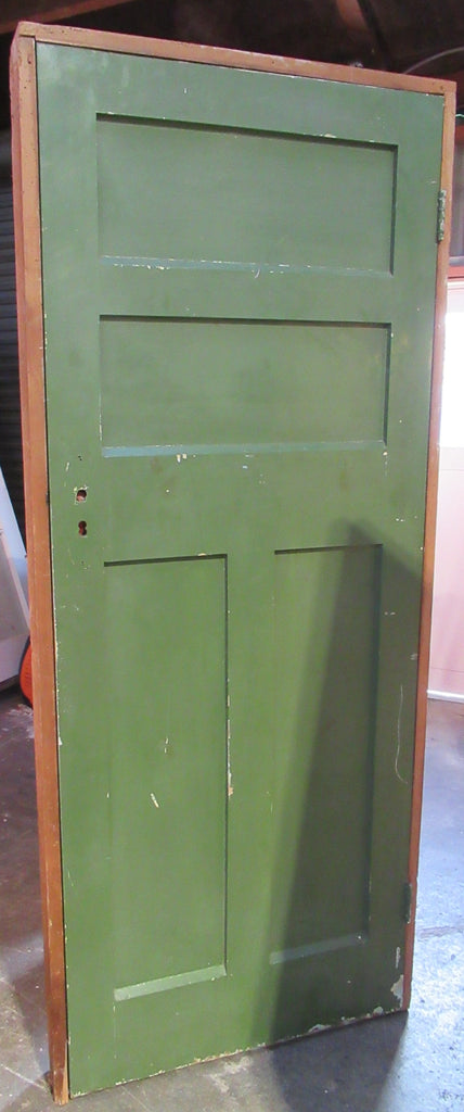 Art Deco 4 Panel Timber Door with Frame (CT)   Door - 2030H x 810W  Frame 2080H x 870W x 110D