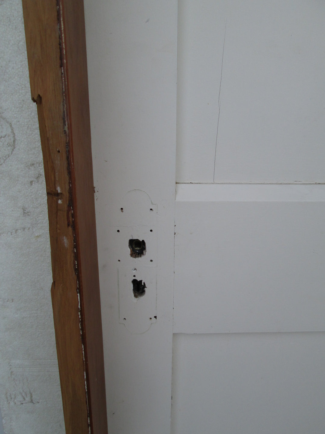 2 Panel Heart Rimu Door in Frame  2120H x 910W/Door 2070H x 860W