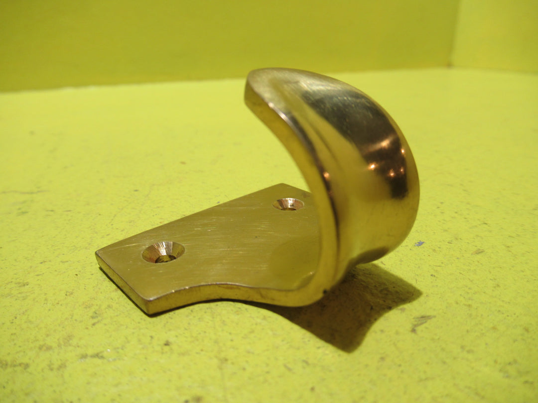 New Brass Sash Lift for Double Hung Window with Shaped Thumb Pull   45L x 45W
