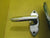 Art Deco Oval Stepped Lever Handle Front Door 225L x 65W/Axial 58mm