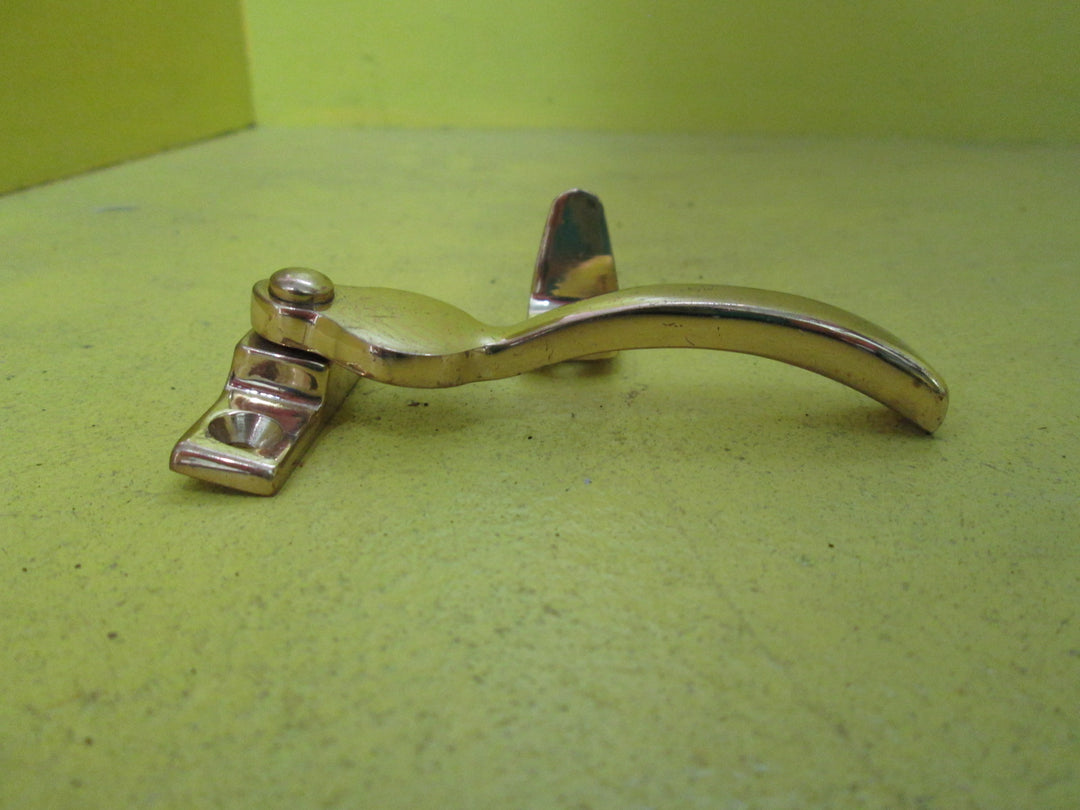 Pollshed Brass Wedge Fastener Square End with Catch 90L x 25/Plate 46L x40H