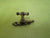 Copper Ornate Tiny Thumb Turn - No Fastener Knob 12L x 54W x 23H/Plate 40L x 10W/Lever 28L