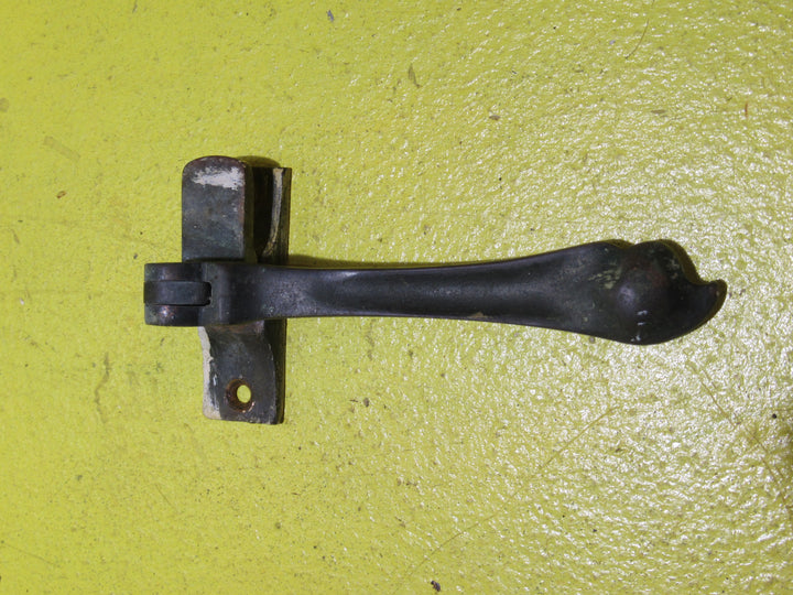 Antique Copper Pull Fasteners with Leaf Seed Handle   130L x 40W