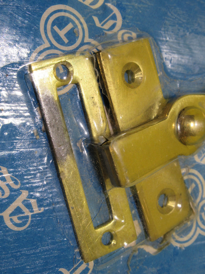Polished Brass Long Lever Casement Fastener   150L x 65W