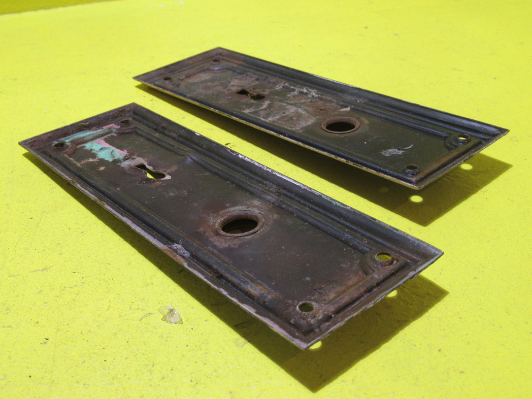 Copper Door Plate with Raised Edges   185L x 62W